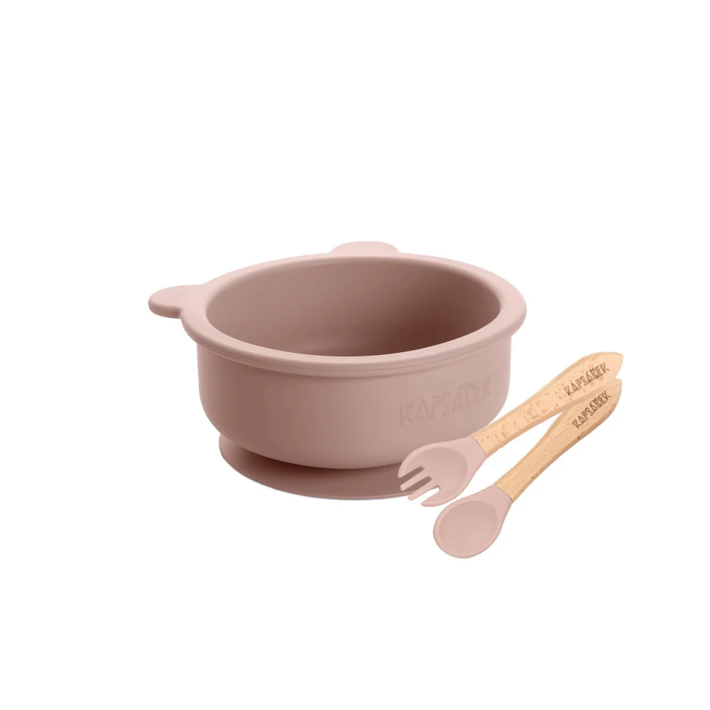 SET na stolování BLW - Růžový - Obrázek 5