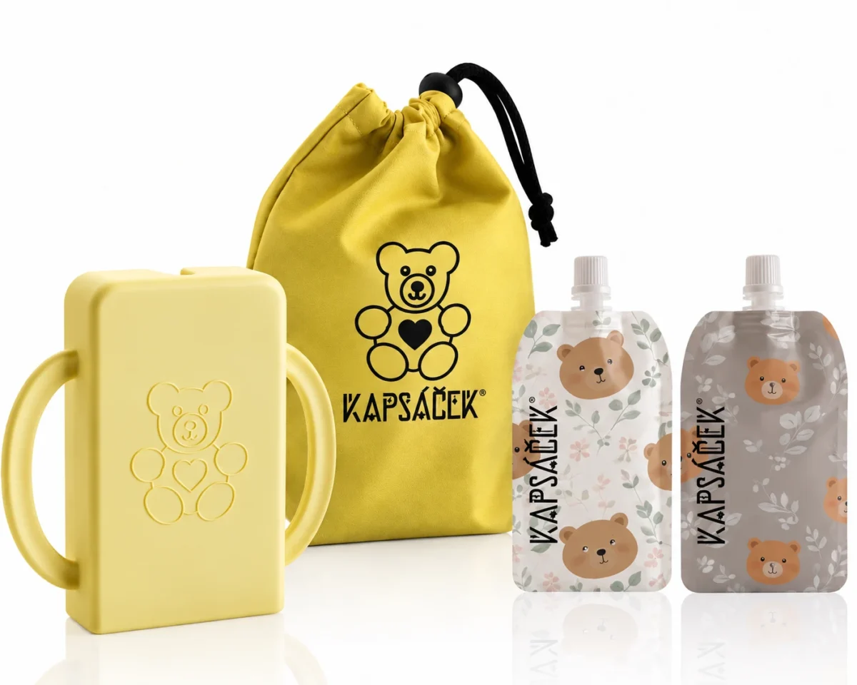 SET Kapsáček®, sáček + 2 plnitelné kapsičky – Zluta